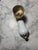 1990s Vintage Porcelain Brass Bathroom Handle For Sale - Image 5 of 9