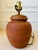 Mid 20th Century Vintage Rustic Terracotta Table Lamp For Sale - Image 5 of 11