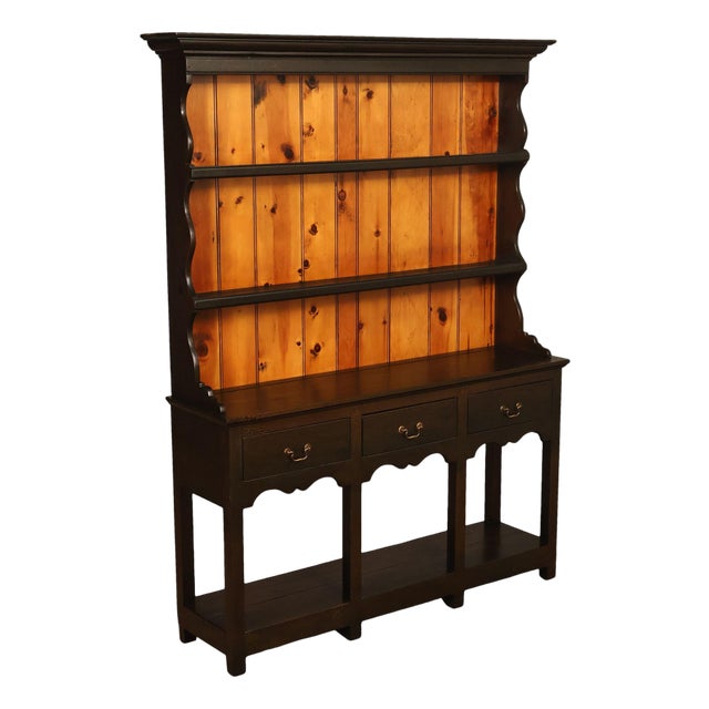 Stephen Von Hohen Country Style Pine Stepback Hutch For Sale