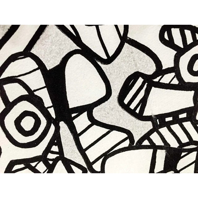 Abstract Jean Dubuffet Lithograph Double ~ Limited Edition - Vacuum Forms For Sale - Image 4 of 6