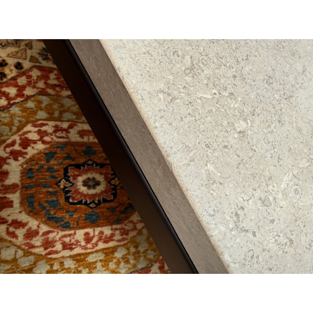 Crate & Barrel Parsons Style Coffee Table For Sale - Image 10 of 12