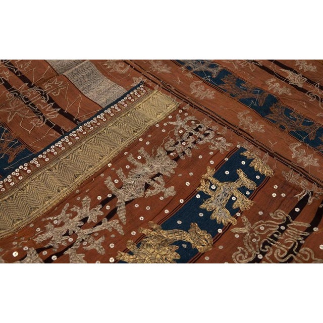 Mid-Century Tapis of Lampung Ceremonial Cloth, Indonesia For Sale - Image 5 of 7