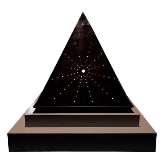 Leather Starry Pyramid by Oscar Tusquets, 2018 For Sale