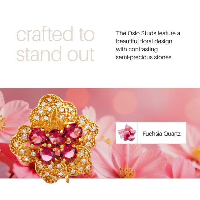 Contemporary Oslo Studs Push Back- 2 Pieces For Sale - Image 3 of 7