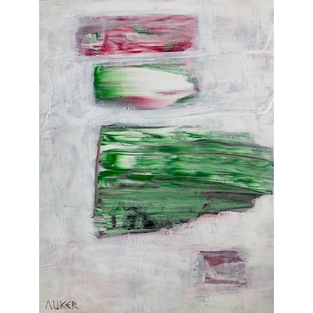 Textile Contemporary Original Abstract Painting by CL Auker “Aetheric” For Sale - Image 7 of 11