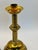 Vintage Brass-Plated Metal Candlesticks With Etched Detail – Pair of Traditional Hollywood Regency Candle Holders For Sale - Image 4 of 6