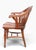 Brown Stylish Turn of the Century Oak Office Chair For Sale - Image 8 of 10