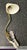 Mid-Century Modern Lisa Johansson-Pape Sconce in Fabric and Brass, Ornö, Finland, 1950s For Sale - Image 3 of 4