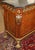 1990s Louis XV French Style Walnut Inlaid Marble Top Gilt Ormolu Chest Dresser Commode For Sale - Image 4 of 13