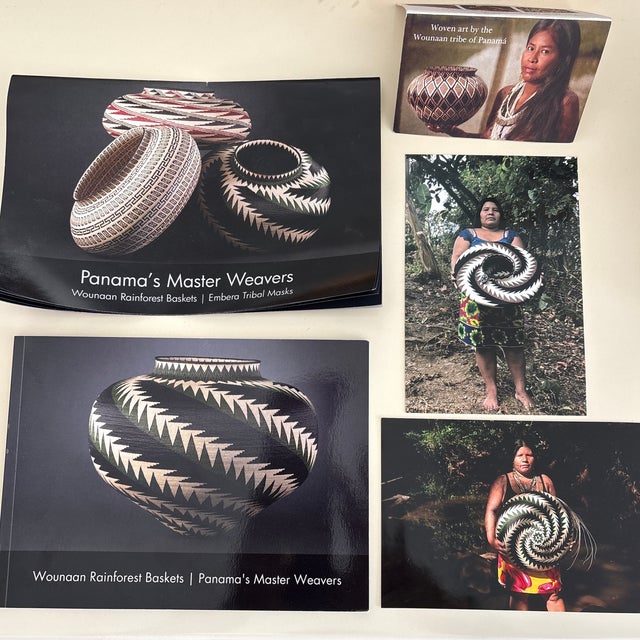 Textile Beautiful 21st Century Wounaan Rainforest Basket For Sale - Image 7 of 8