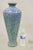 Vintage Mid Century Modern Ceramic Pottery Glazed Feather Pulled 20" Purple Blue Vase. Item featured is Mid 20th Century....