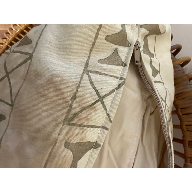 Textile Fortuny Ashanti Pattern Down Cushion For Sale - Image 7 of 8