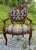 Pair Antique French Rococo Fireside Arm Chairs For Sale - Image 9 of 12