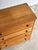 Vintage Honey Tone Wooden Chest of Drawers For Sale - Image 4 of 14