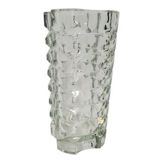 1970 Windsor Vase by J. G. Durand for Luminarc - French Crystal Vase For Sale
