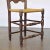 1940s French Wood and Woven Chair For Sale - Image 9 of 12