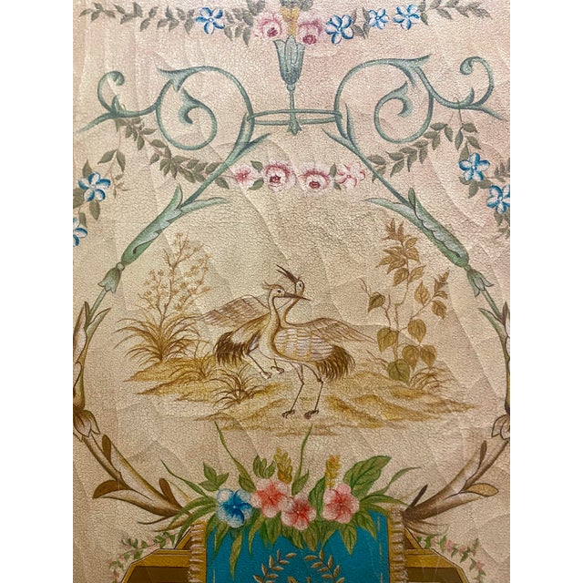 Wood Theodore Alexander Decorated Wall Panel a Pair . For Sale - Image 7 of 12
