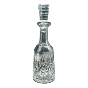 Vintage Claret Decanter, English, Cut Crystal Glass, Spirit Vessel, Circa 1970