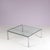 Metal Coffee Table with Chrome Frame and Glass Top by Hank Kwint for Metaform, Netherlands, 1960s For Sale - Image 7 of 14