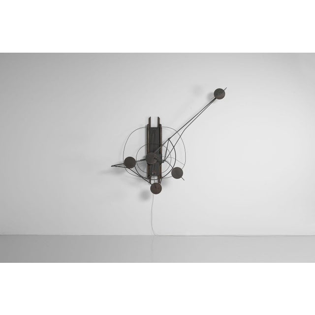Kinetic Wall Sculpture by Christoph Bollinger, 1974 For Sale - Image 6 of 18