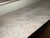 Late 20th Century 63" Vintage Mahogany Marble Top Console Table With Twisted Legs & Lower Shelf For Sale - Image 5 of 9