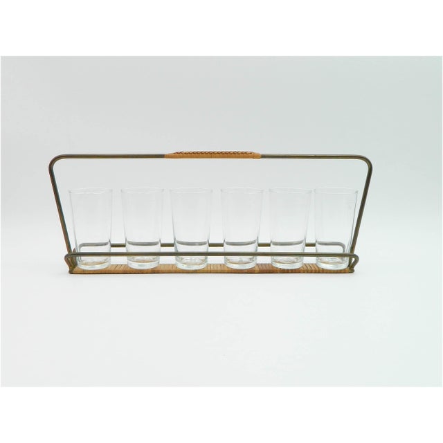 Glass Holder in Glass by Carl Auböck, 1950s, Set of 7 For Sale - Image 11 of 11