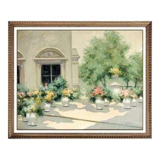 Mid 20th Century Parisian Courtyard, Andre Gisson For Sale
