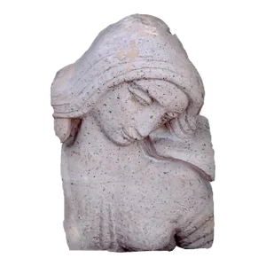 Erté Inspired Art Deco Relief Depicting Bust of Woman Architectural Remnant