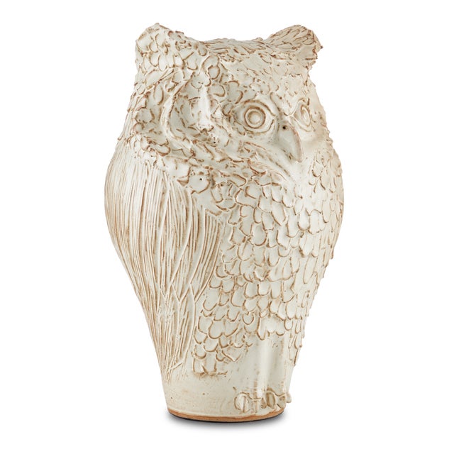 The Minerva Large Owl was inspired by a sculpture from the 1950s. Made of terracotta by the women at the border of Burma...