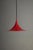 1960s Medium Red Semi Pendant from Fog & Mørup, 1960s For Sale - Image 5 of 10
