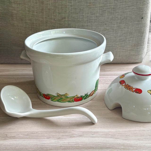 Ceramic Vintage Campbell's Soup Tureen With Lid & Ladle - By Westwood Ceramic, For Sale - Image 7 of 10