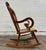 Late 20th Century Vintage Colonial or Queen Anne Style Solid Maple Balloon Back Rocking Chair For Sale - Image 5 of 10