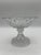 Transparent Antique Pressed Flint Glass Compote, "Diamond Thumbprint", Circa 1850's For Sale - Image 8 of 12
