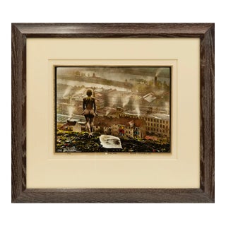 Jan Saudek Untitled (#43) 1889 Signed Photography Gelatin Silver Print For Sale