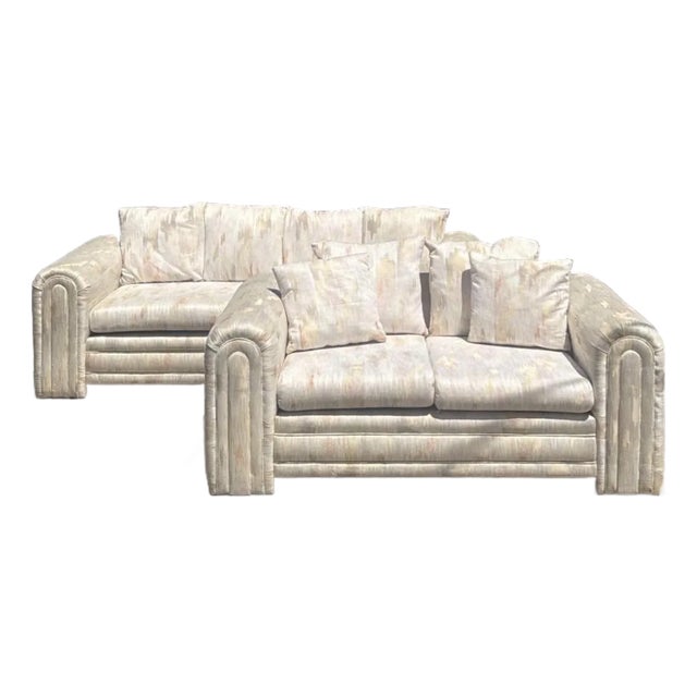 Kamish Designs Italian Postmodern Vintage 1980’s Sofa Set For Sale