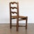 Wood 1940s French Carved Wood and Woven Chairs, Set of 4 For Sale - Image 7 of 12
