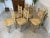 Brown Spruce Dining Chairs, Set of 6 For Sale - Image 8 of 12