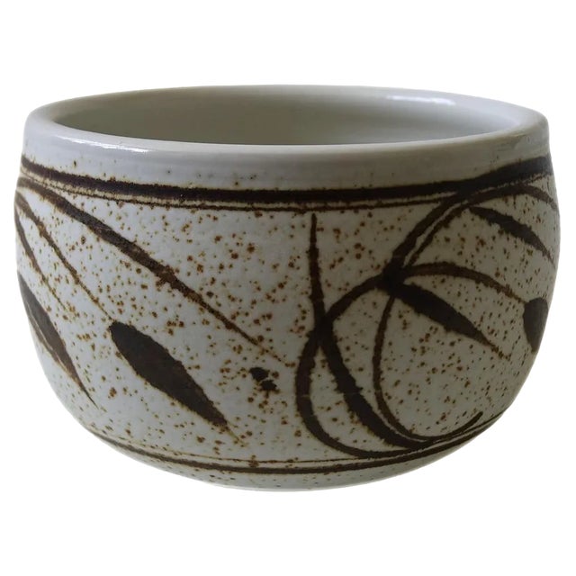 Vintage Handmade Ceramic Bowl from Jussis Keramik Åland, Finland For Sale