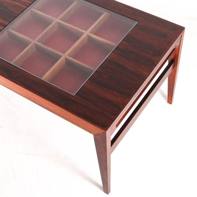 Rosewood Display Table, 1970s For Sale - Image 3 of 14