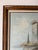 1950s Vintage Caroline Burnett Impressionist European Coastal Landscape Oil on Canvas Painting, Framed For Sale - Image 5 of 11