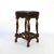 Late 19th Century English Arts & Crafts Tufted Dark Leather Square Stool For Sale - Image 4 of 11