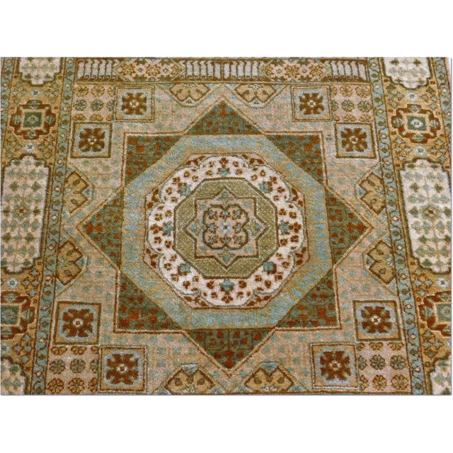 Early 21st Century Hand Knotted Indian Runner Rug. 3'x 12' For Sale - Image 10 of 13