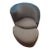 Beautiful Vintage Nautilus Swivel Chair and Ottoman/Footrest From Directional Designed by Vladimir Kagan For Sale