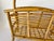 Franco Albini Vintage Bent Bamboo & Rattan Magazine Rack With Hand-Braided Wicker, Mid-Century For Sale - Image 4 of 13