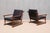 Scandinavian Modern Sculptural Teak Armchairs with Runner Legs, 1950s, Set of 2 For Sale - Image 15 of 15