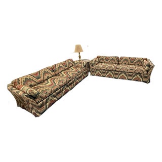 1960s Erwin-Lambeth Tuxedo Couches For Sale