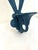 Art Deco Vintage Sea Blue Burwood Candle Sconces, a Pair For Sale - Image 3 of 6