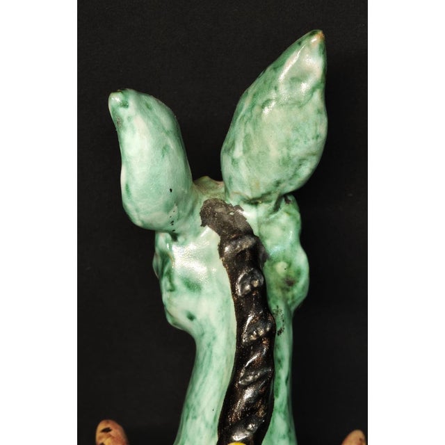 Large Vietri Ceramic Donkey from Cassetta, 1960s For Sale - Image 9 of 15