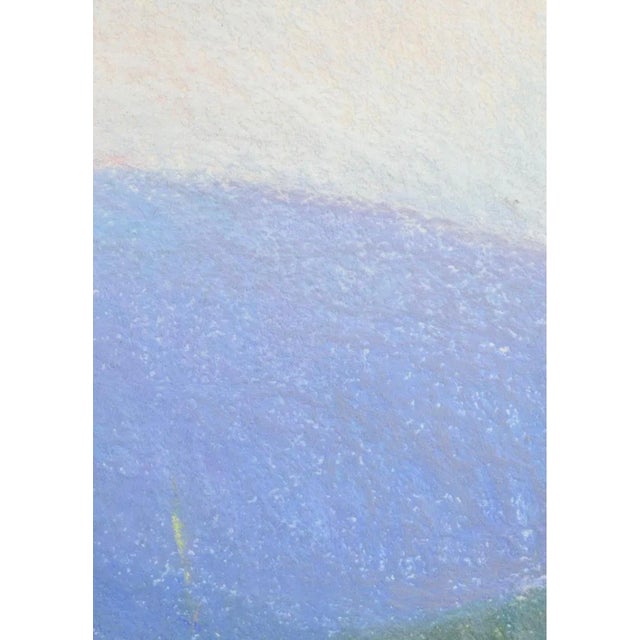 Larry Horowitz, Large Pastel Landscape Purple Mountains Landscape American Modernist Painting, 1988 For Sale - Image 4 of 16