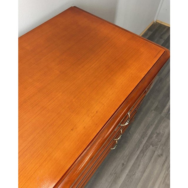 Vintage Louis XV French Chest of Drawers with Ornate Handle For Sale - Image 10 of 13